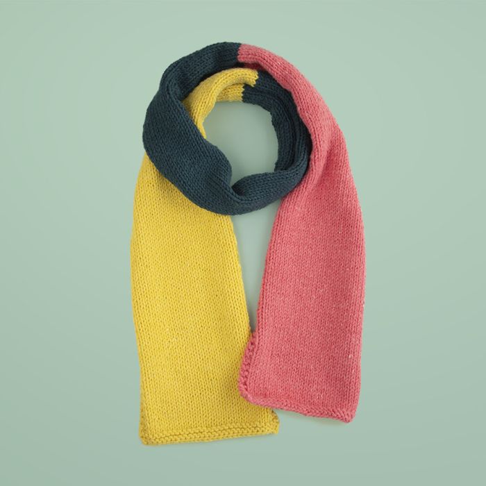 Scheepjes Colour Block Scarf Knit Kit