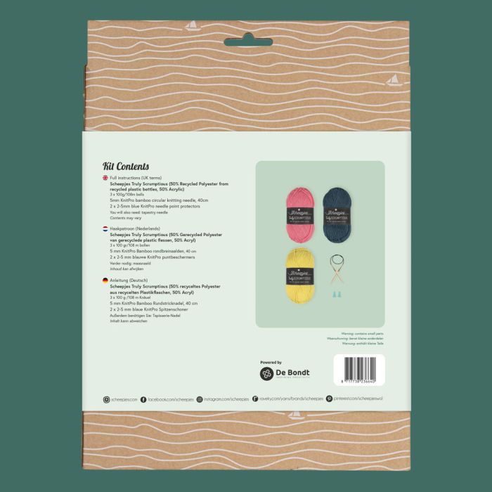 Scheepjes Colour Block Scarf Knit Kit