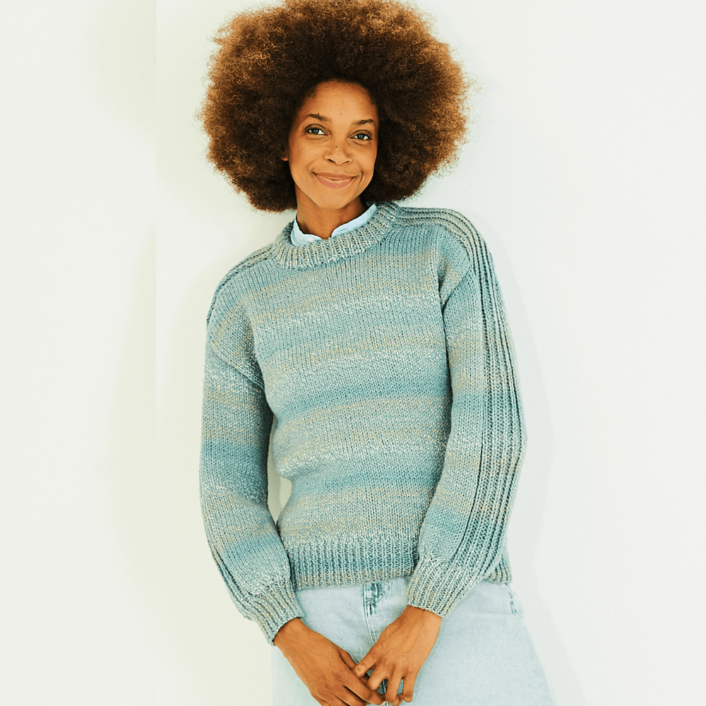 Stylecraft Moorland Chunky Pattern 10181 Knit Sweater
