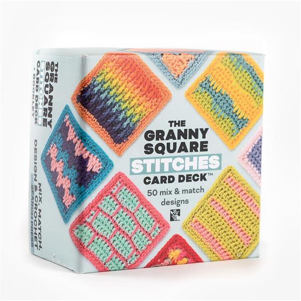 Granny Square Stitches Card Deck by Claire Montgomerie (Official Searchpress Title)