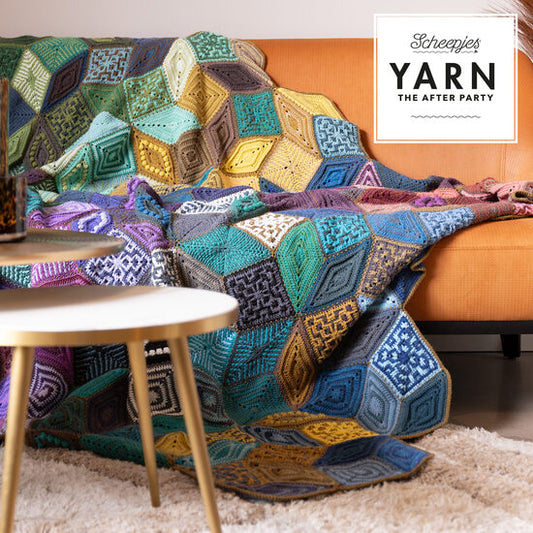 Yarn- The After Party No.204 Scrumptious Tiles Blanket Pattern (Crochet)