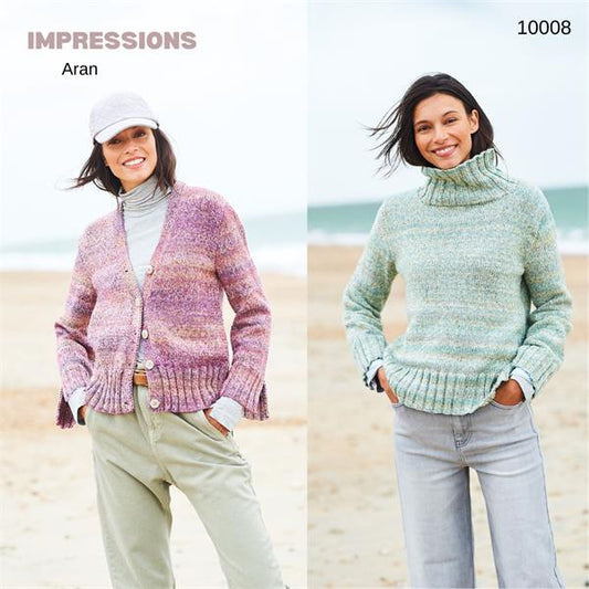 Stylecraft Impressions Aran Pattern 10008