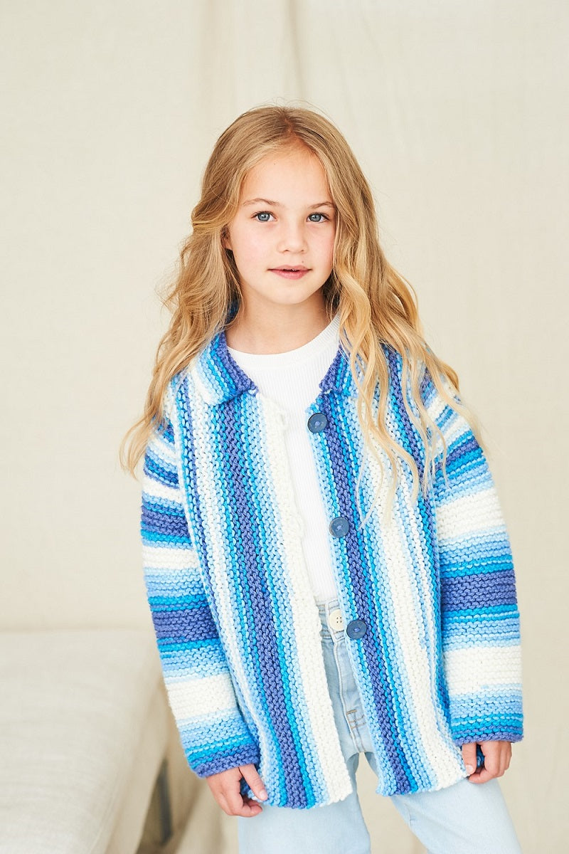 Stylecraft Merry Go Round Chunky Pattern 10049 Girls Cardigans