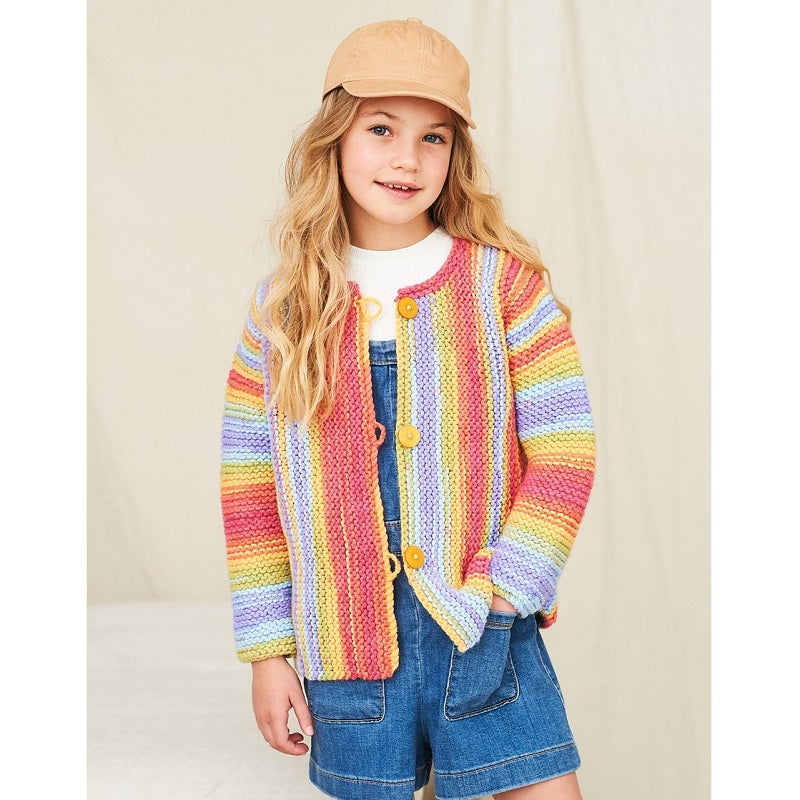 Stylecraft Merry Go Round Chunky Pattern 10049 Girls Cardigans