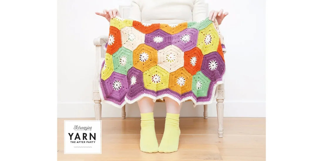 Yarn- The After Party No.14 Hexagon Blanket Pattern (Crochet)