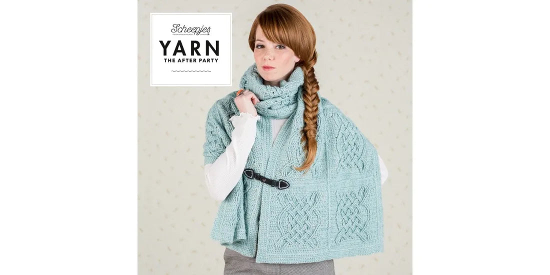 Yarn- The After Party No.25 Celtic Tiles Wrap Pattern (Crochet)