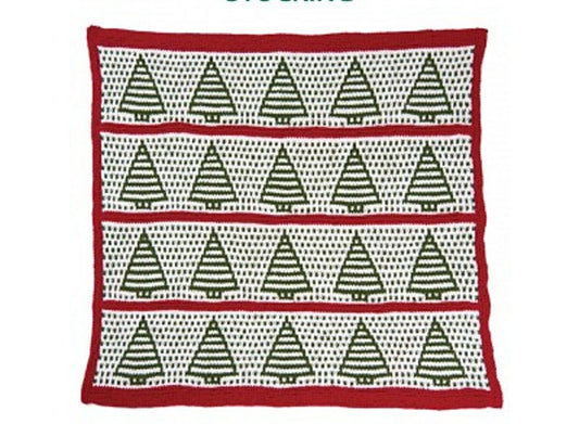 Yarnspirations Knit Winter Pines Blanket Yarn Kit