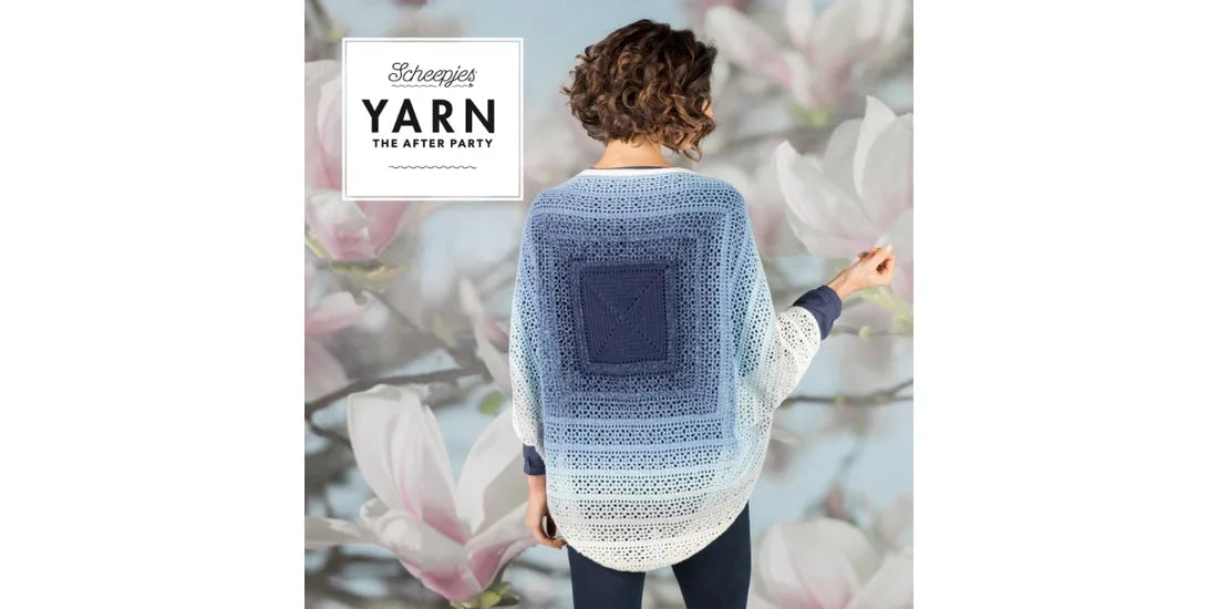 Yarn-The After Party No.27 Indigo Shrug Pattern (Crochet)