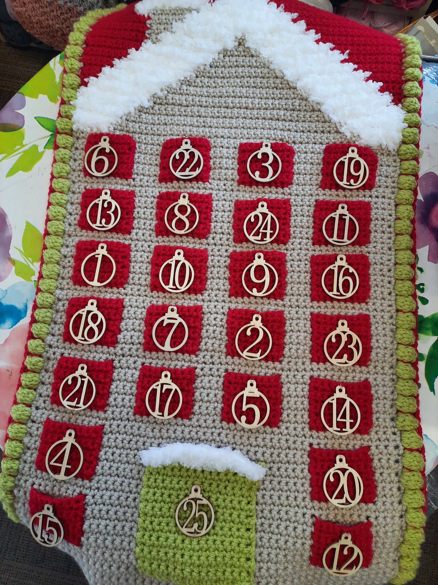 Crochet Christmas Advent Calendar Kit