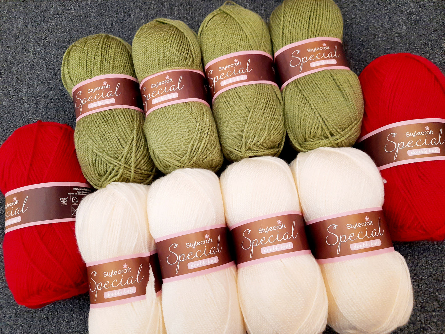 Yarnspirations Knit Textured Afghan Yarn Kit