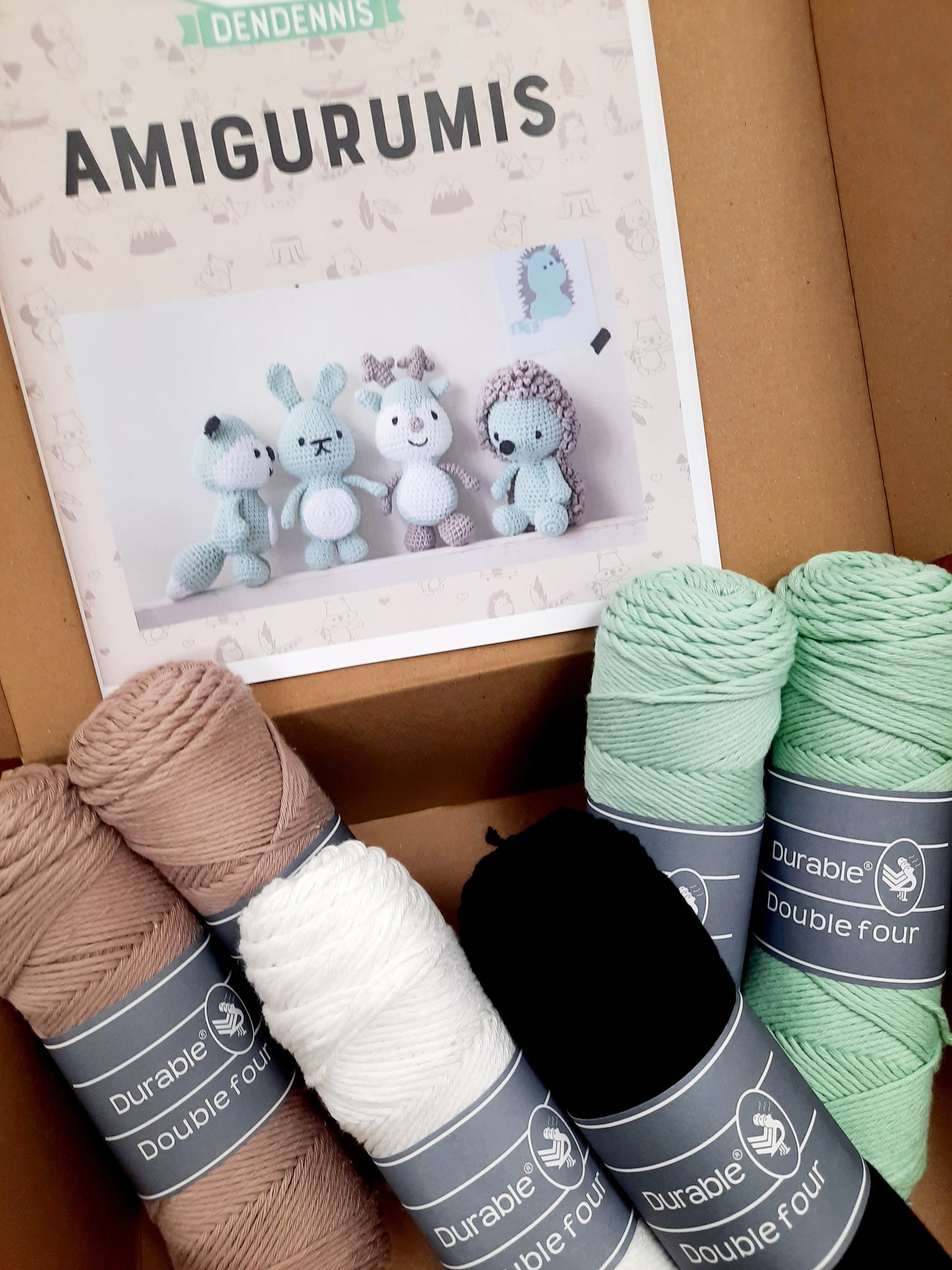 Durable Dendennis Crochet Amigurumi Woodland Creatures Kit