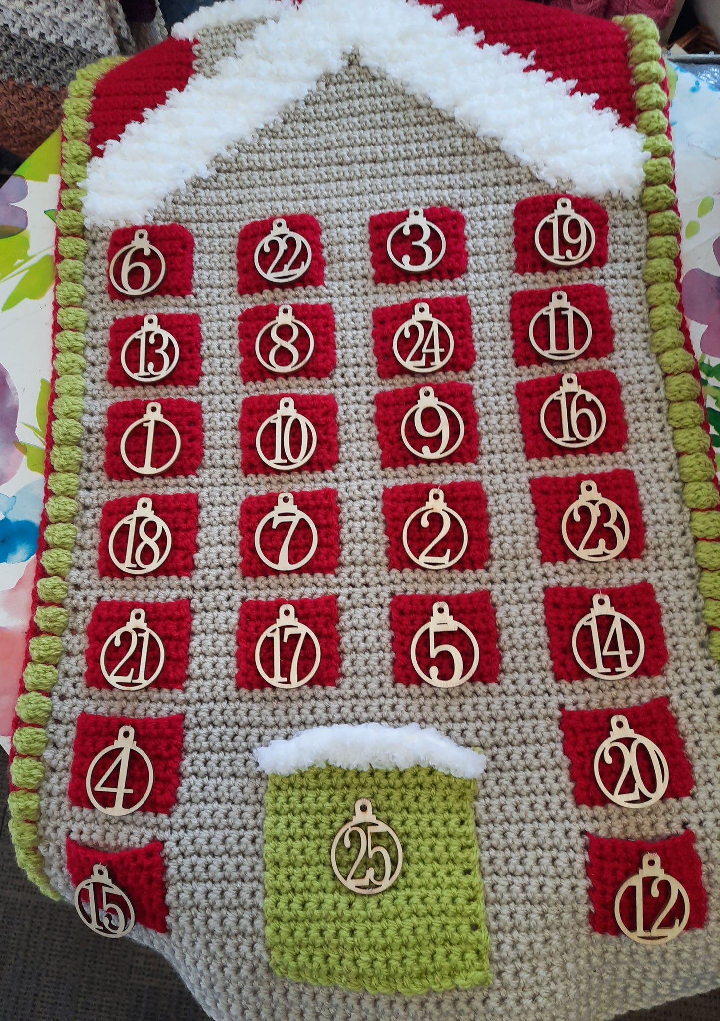 Crochet Christmas Advent Calendar Kit