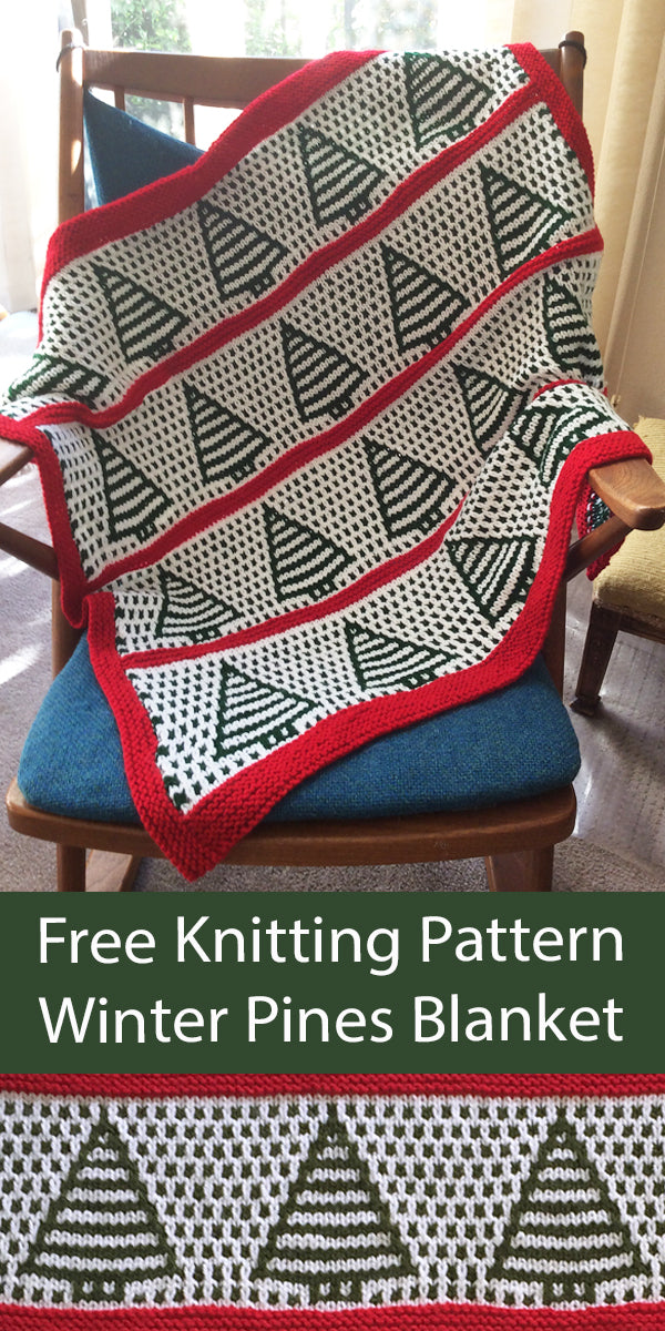 Yarnspirations Knit Winter Pines Blanket Yarn Kit