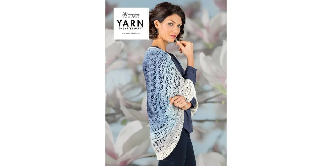 Yarn-The After Party No.27 Indigo Shrug Pattern (Crochet)