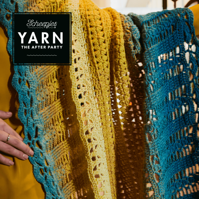 Yarn- The After Party No.39 Venice Wrap Pattern (Crochet)