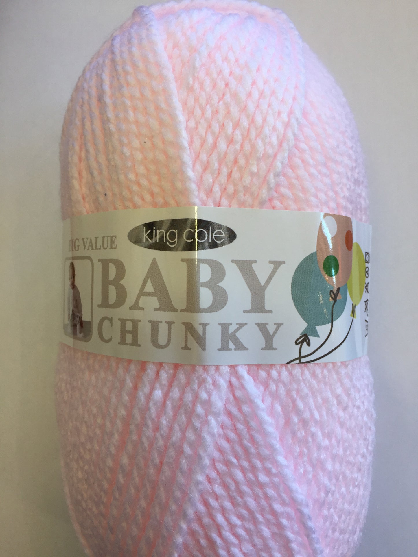 King Cole Big Value Baby Chunky 2512 Soft Pink