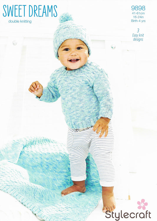 Stylecraft Sweet Dreams Pattern 9898