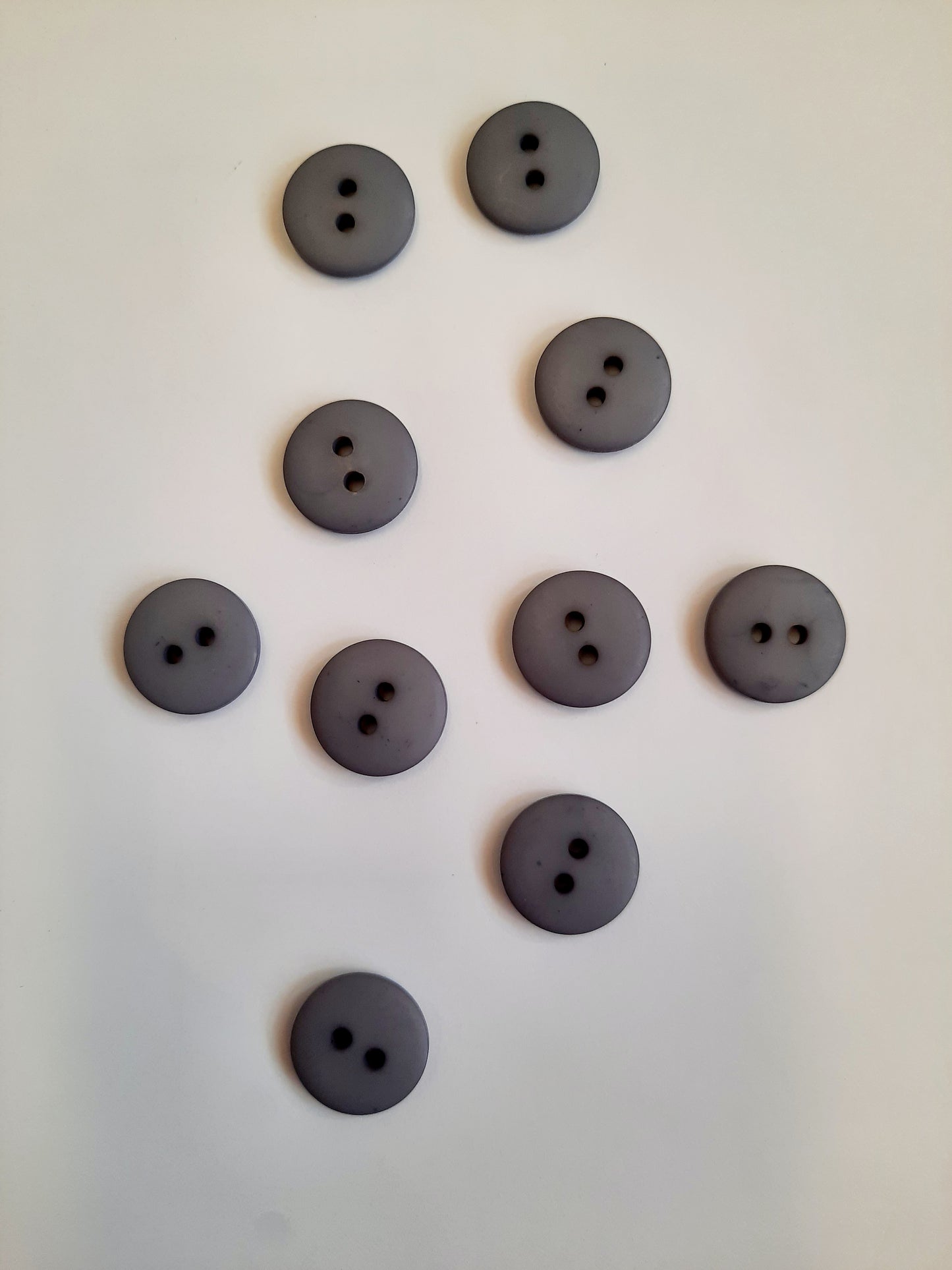 P3621 12mm Matte Dark Grey Buttons