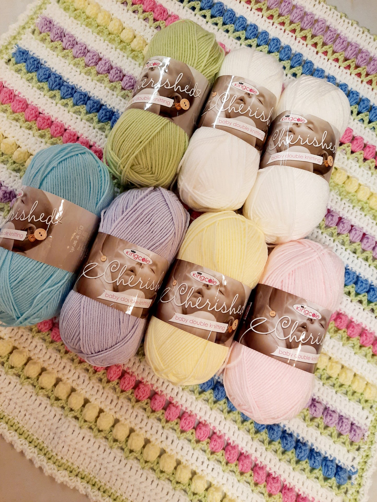 Tulip Crochet Blanket Kit