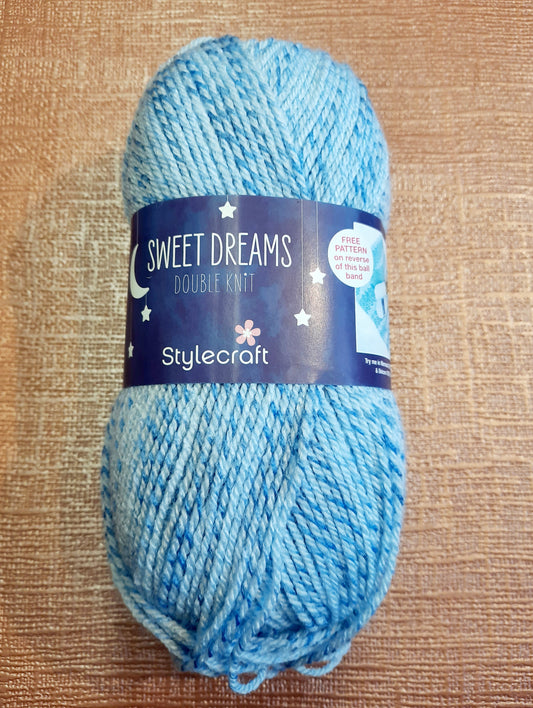 Stylecraft Sweet Dreams Dk 7028 Blue Splash *NEW*