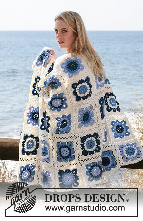 Drops Design Seaside Blues Crochet Kit