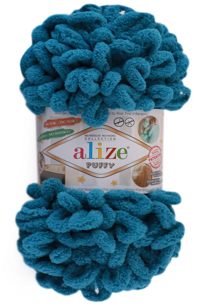 Alize Puffy Finger Knitting 294 Petrol