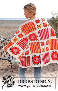 Drops Design Orange Blossom Crochet Kit