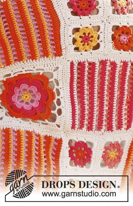Drops Design Orange Blossom Crochet Kit