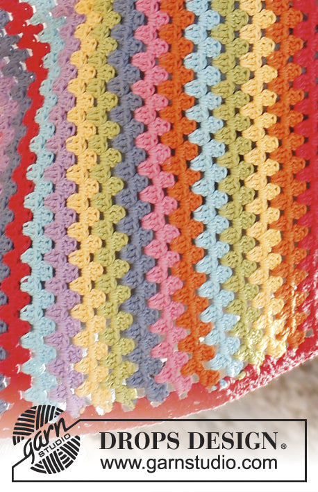 Drops Design Rainbows End Crochet Kit