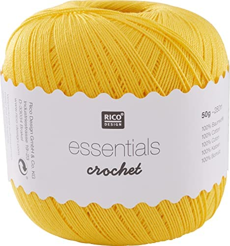 Rico Essentials Crochet Cotton 013 Yellow