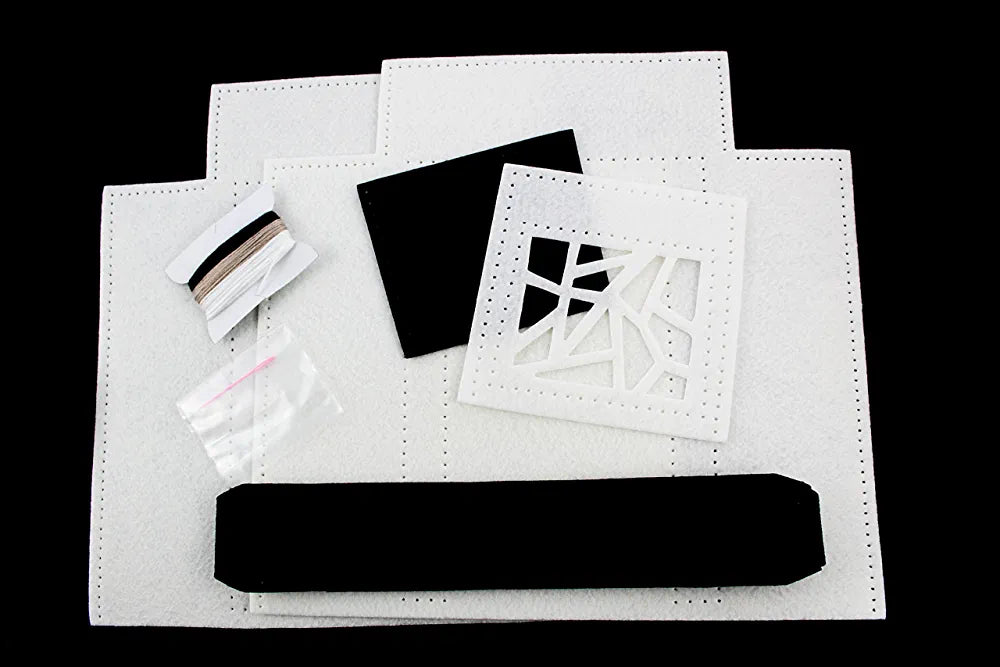 Kleiber Felt Craft Kit, White/Black Bag