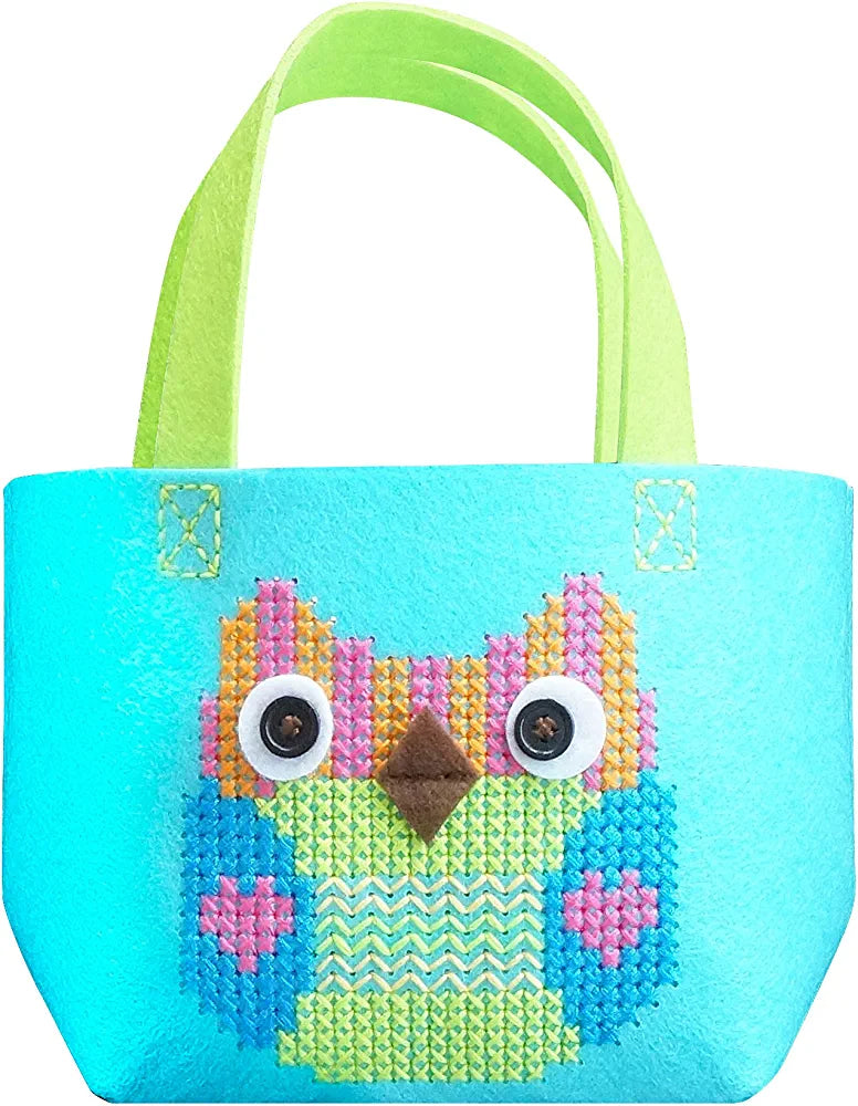 Kleiber Felt Craft Kit, Bag With Owl Design