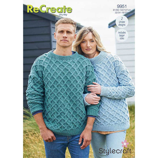 Stylecraft Recreate Chunky Pattern 9951
