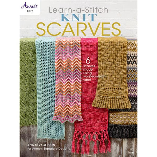 Annie's Knitting, Learn-A-Stitch Knit Scarves
