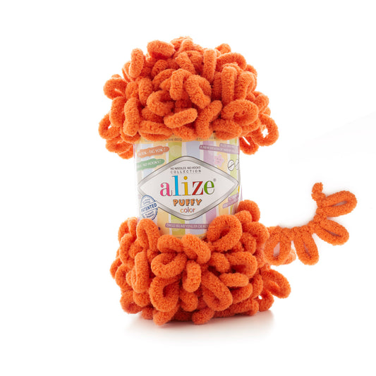 Alize Puffy Finger Knitting 336 Orange