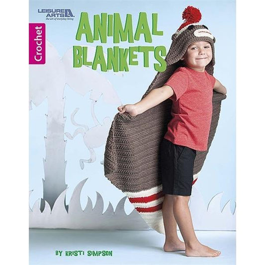 Leisure Arts Crochet Animal Blankets #6996