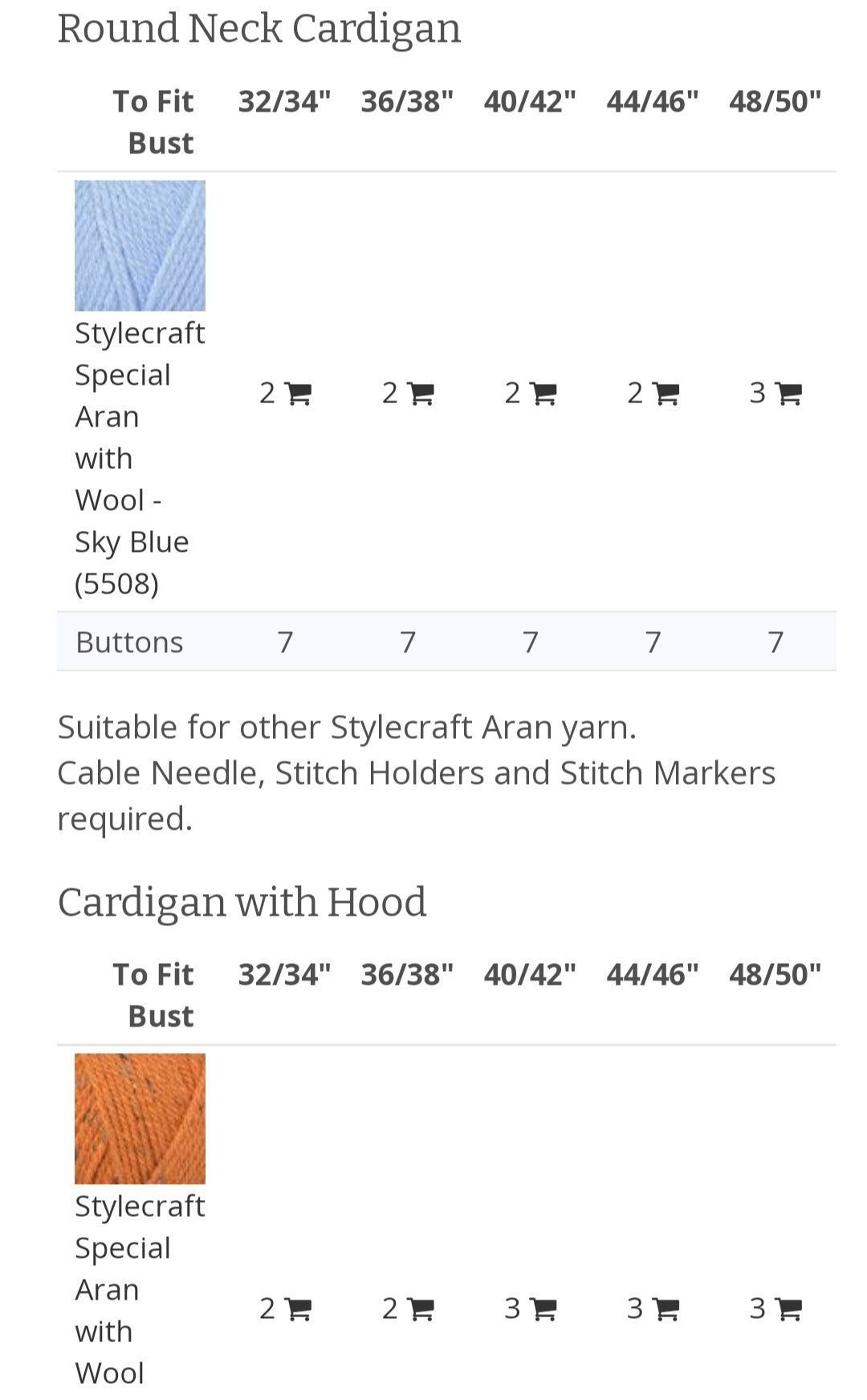Stylecraft Aran Pattern 9895