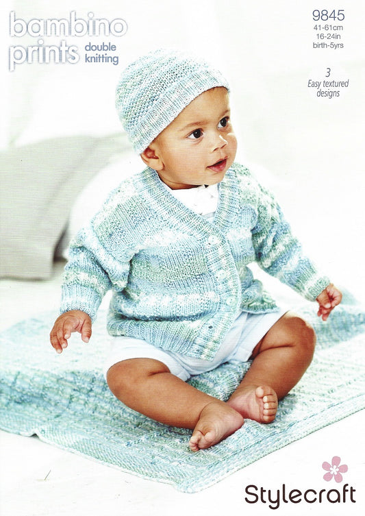 Stylecraft Bambino Pattern 9845