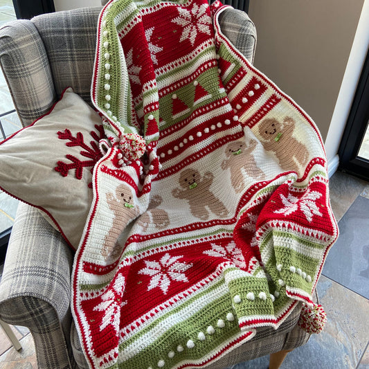 Christmas Eve Wishes Blanket Kit, Made By Anita