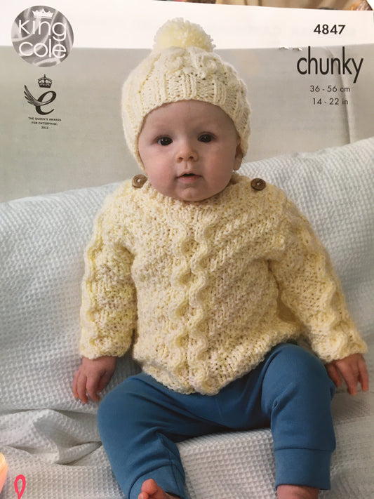 King Cole Pattern Baby Chunky 4847