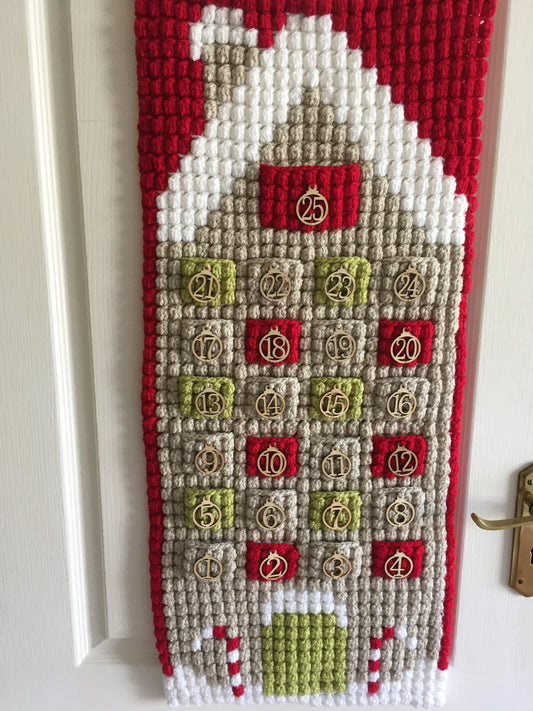Crochet Christmas Advent Calendar Kit (Bobble Version)