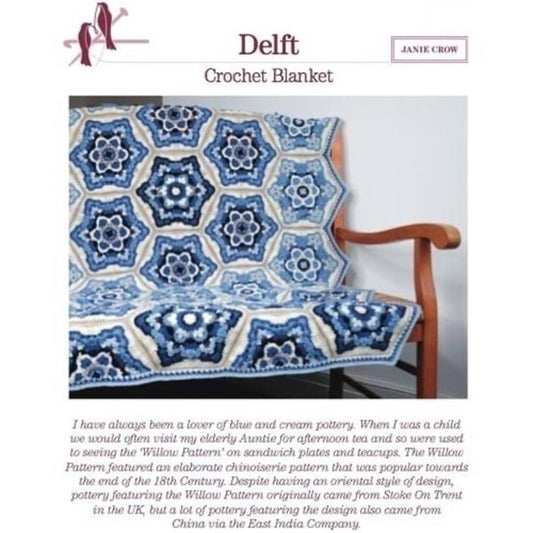 Janie Crow Delft Crochet Blanket Pattern