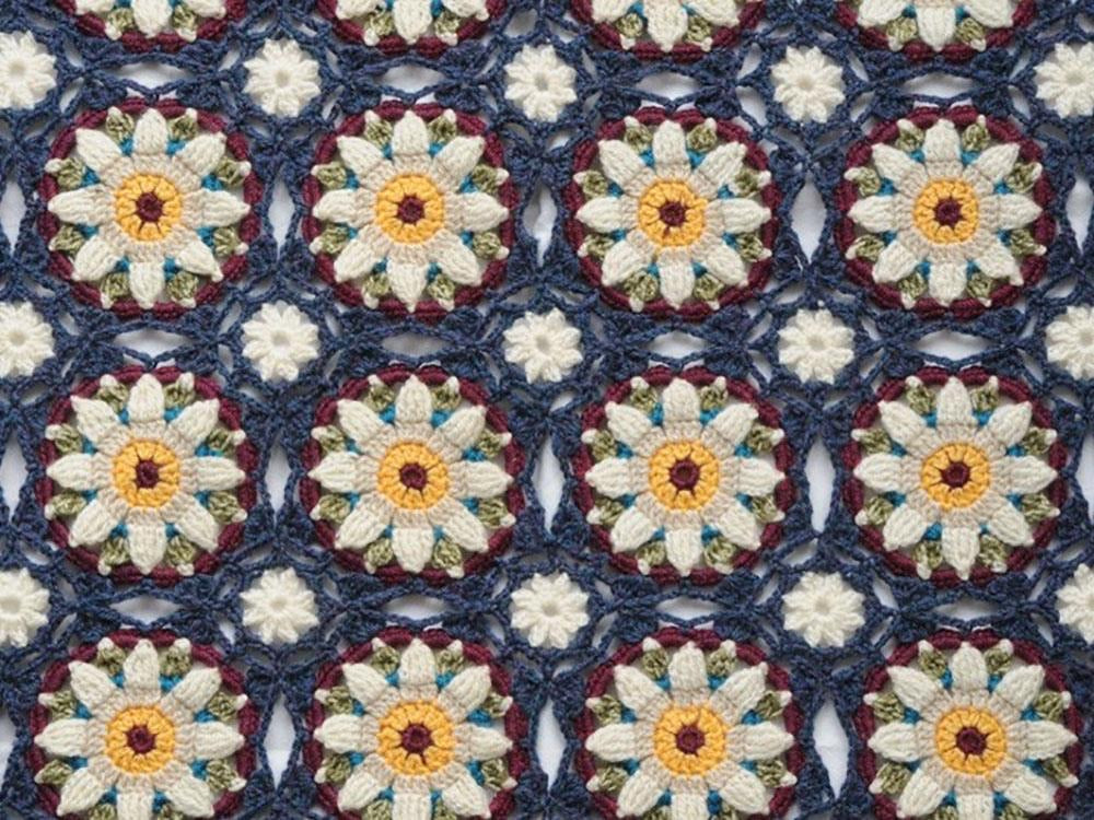 Janie Crow Summer Palace Crochet Blanket Kit Original Version