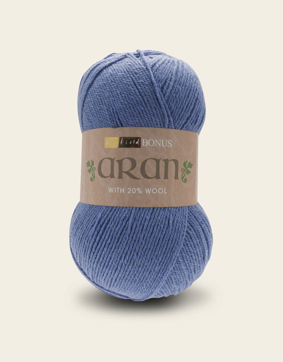 Hayfield Bonus Aran With Wool 650 Something Blue
