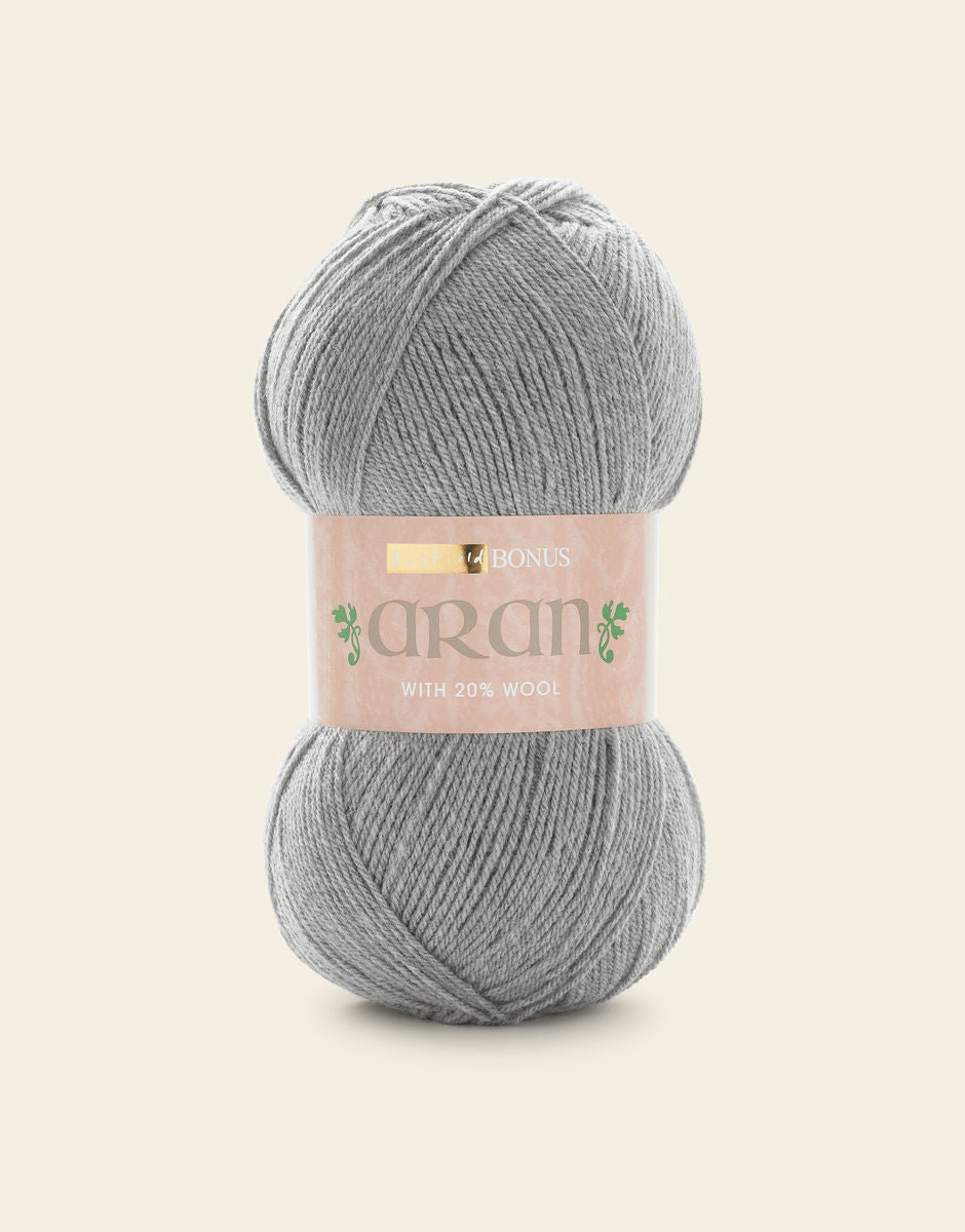 Hayfield Bonus Aran With Wool 997 Celtic Grey