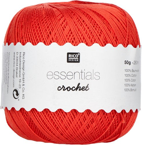Rico Essentials Crochet Cotton 033 Coral