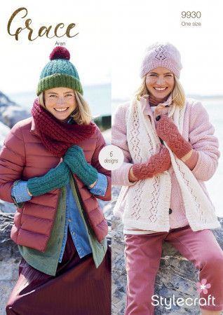 Stylecraft Grace Aran Ladies Pattern 9930