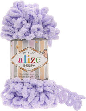 Alize Puffy Finger Knitting 146 Lavender